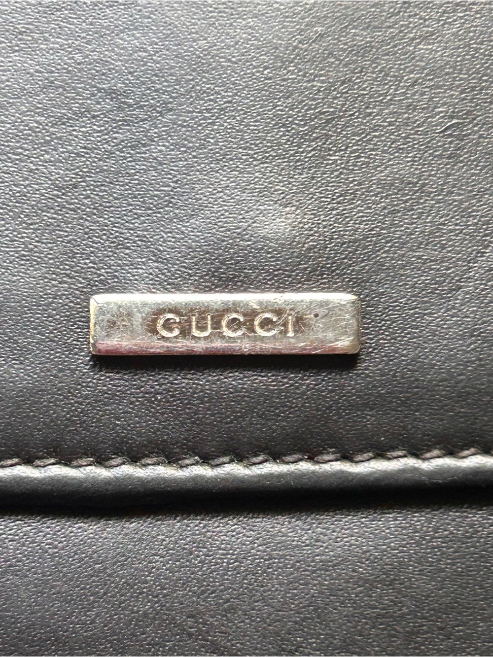 GUCCI Midsize Black WALLET EUC - Picture 9 of 10